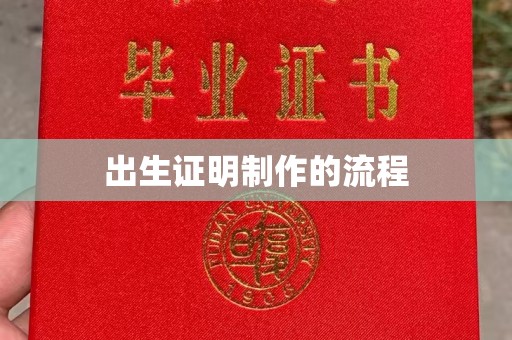 上思出生证明制作的流程