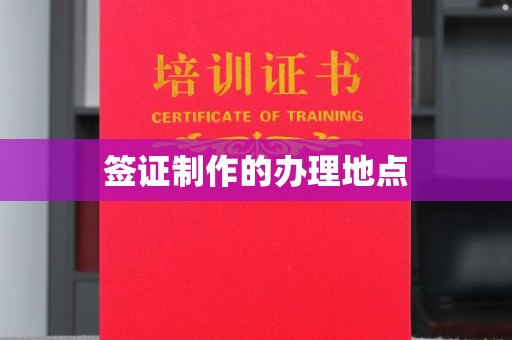 上思签证制作的办理地点