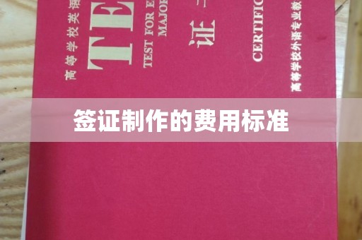 上思签证制作的费用标准