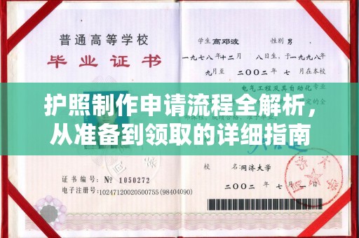 上思护照制作申请流程全解析，从准备到领取的详细指南