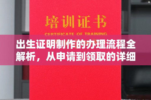 上思出生证明制作的办理流程全解析，从申请到领取的详细指南