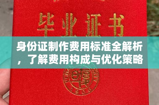 上思身份证制作费用标准全解析，了解费用构成与优化策略